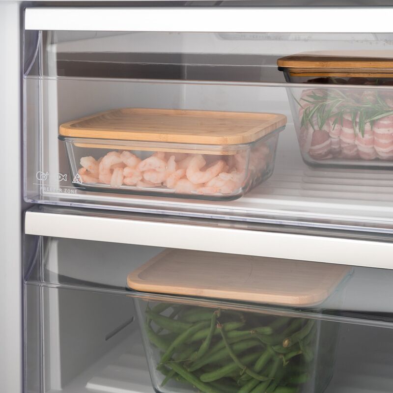 Master fristående køle-/fryseskab 186 cm, rustfrit stål