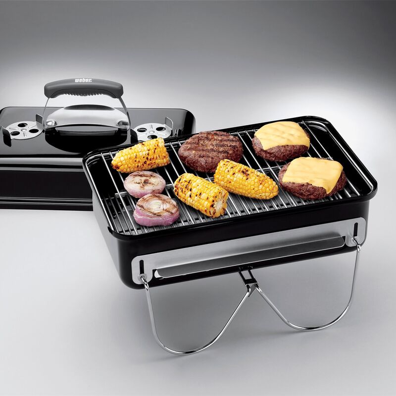 Go-Anywhere Bärbar Brikett-/Kolgrill