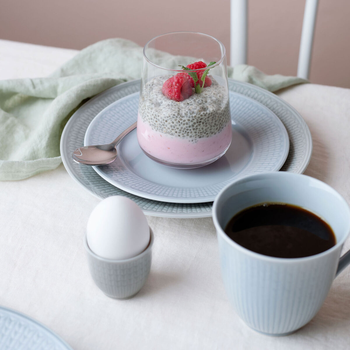 Swedish Grace eggekopp 2 stk, is