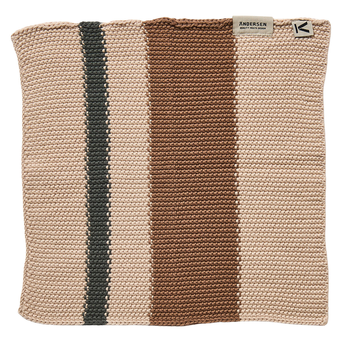 Oppvaskklut 27 × 27 cm 2-pakning, grønn/brun