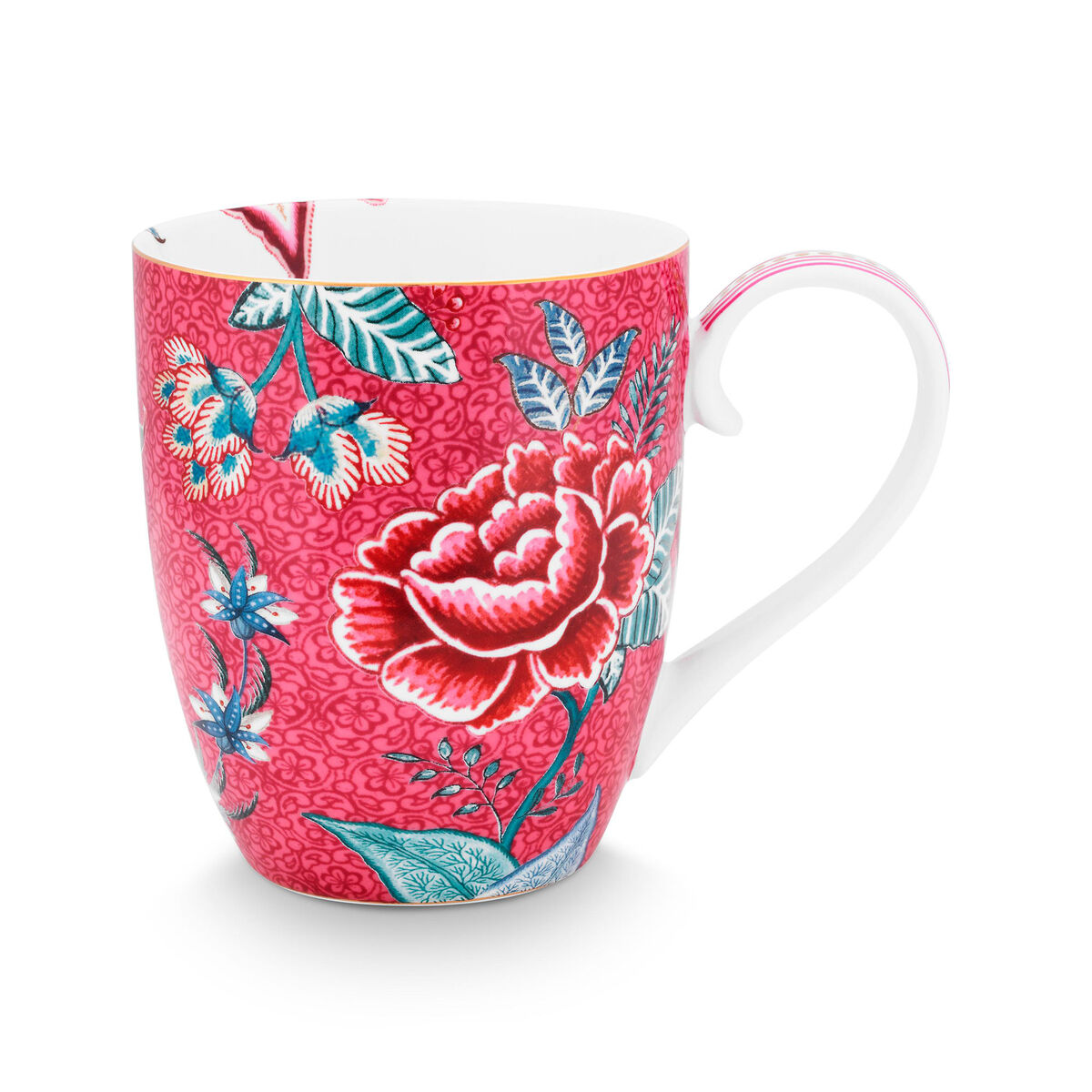 PIP Studio Flower Festival krus 45 cl, rosa