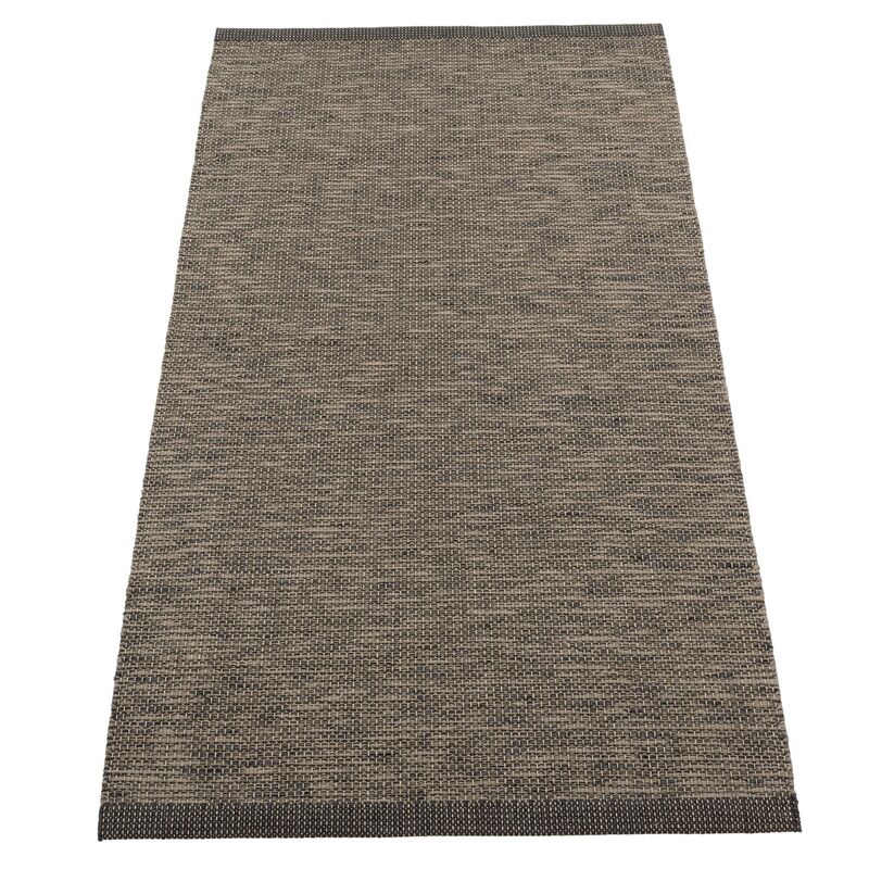 Matta 150x70 cm, black/walnut