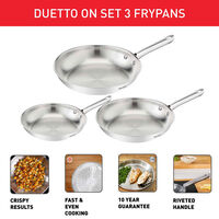 Duetto ON Stekpanneset 20 + 24 + 28 cm