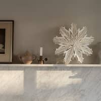 Astrid papirstjerne 44 cm, hvid
