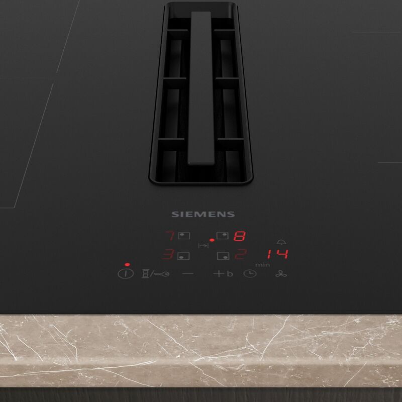 ED811BS16E iQ300 induktionshäll med integrerad fläktkåpa 80 cm