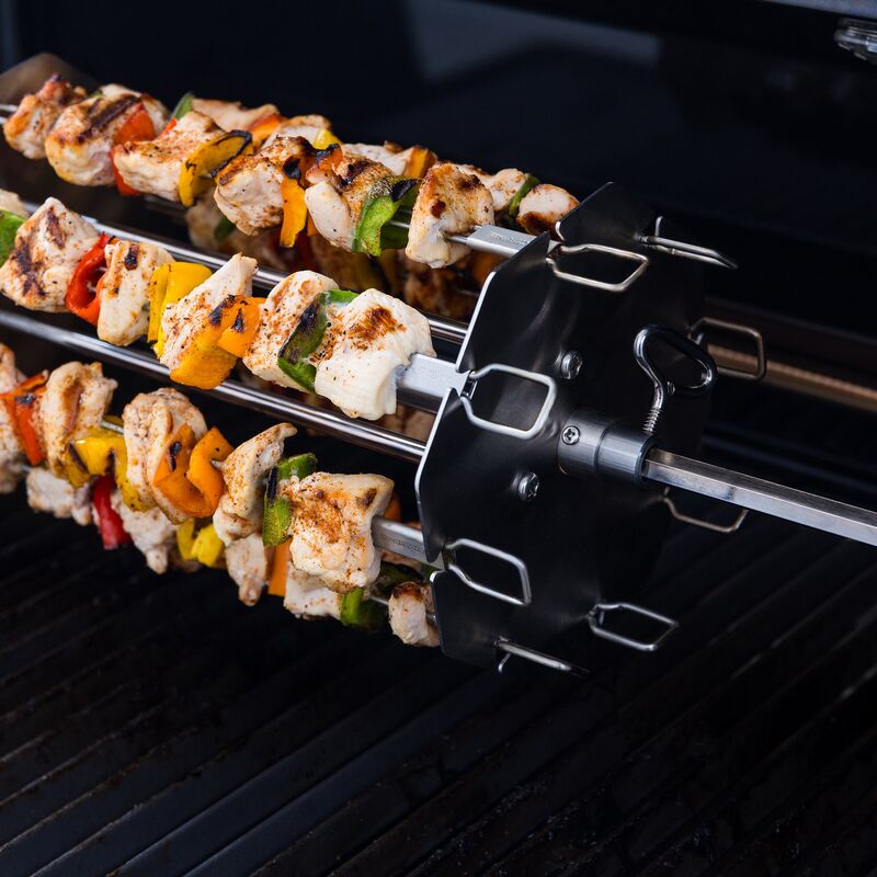 Grillspetthållare till rotisserie