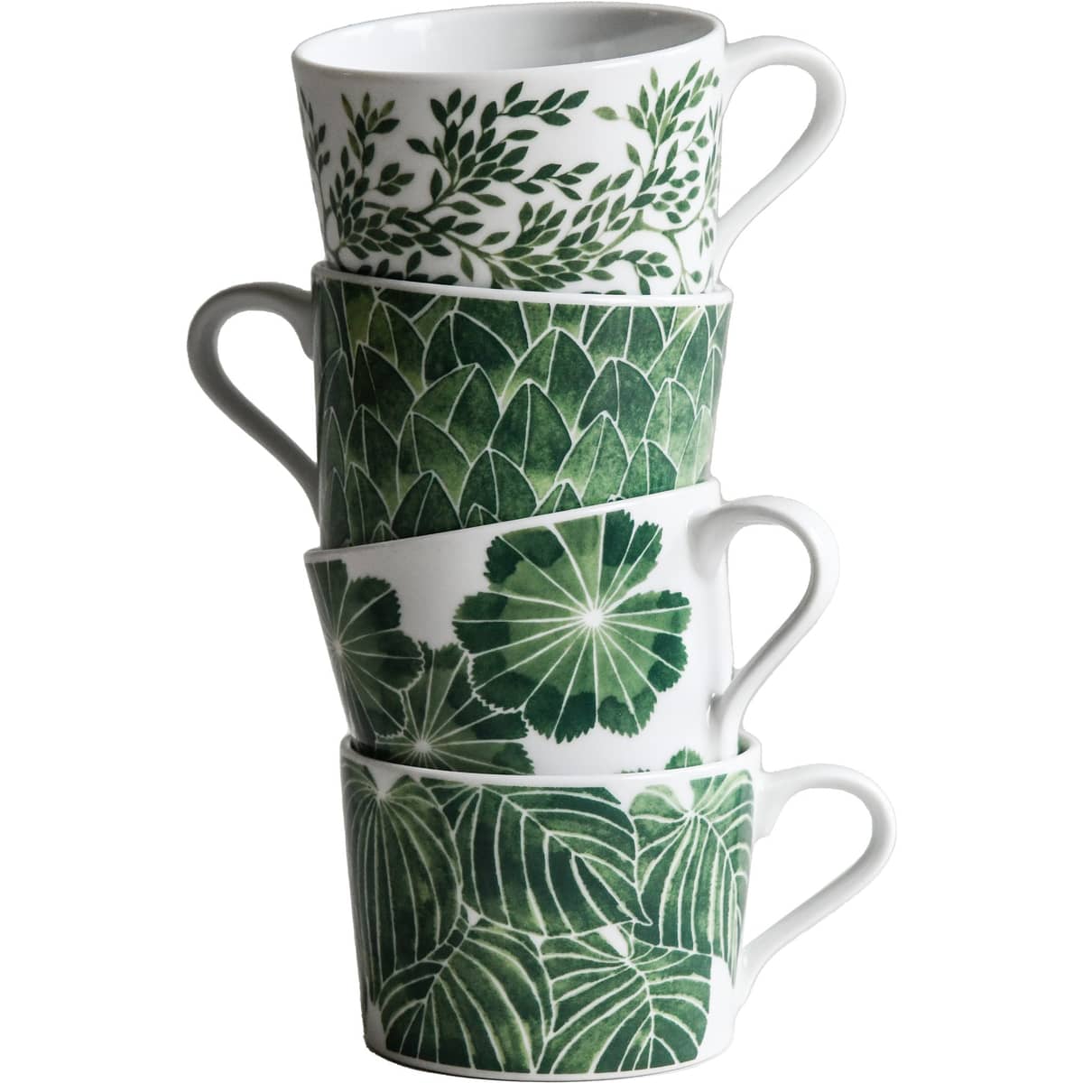 Botanica kopp, 4 stk, grønn