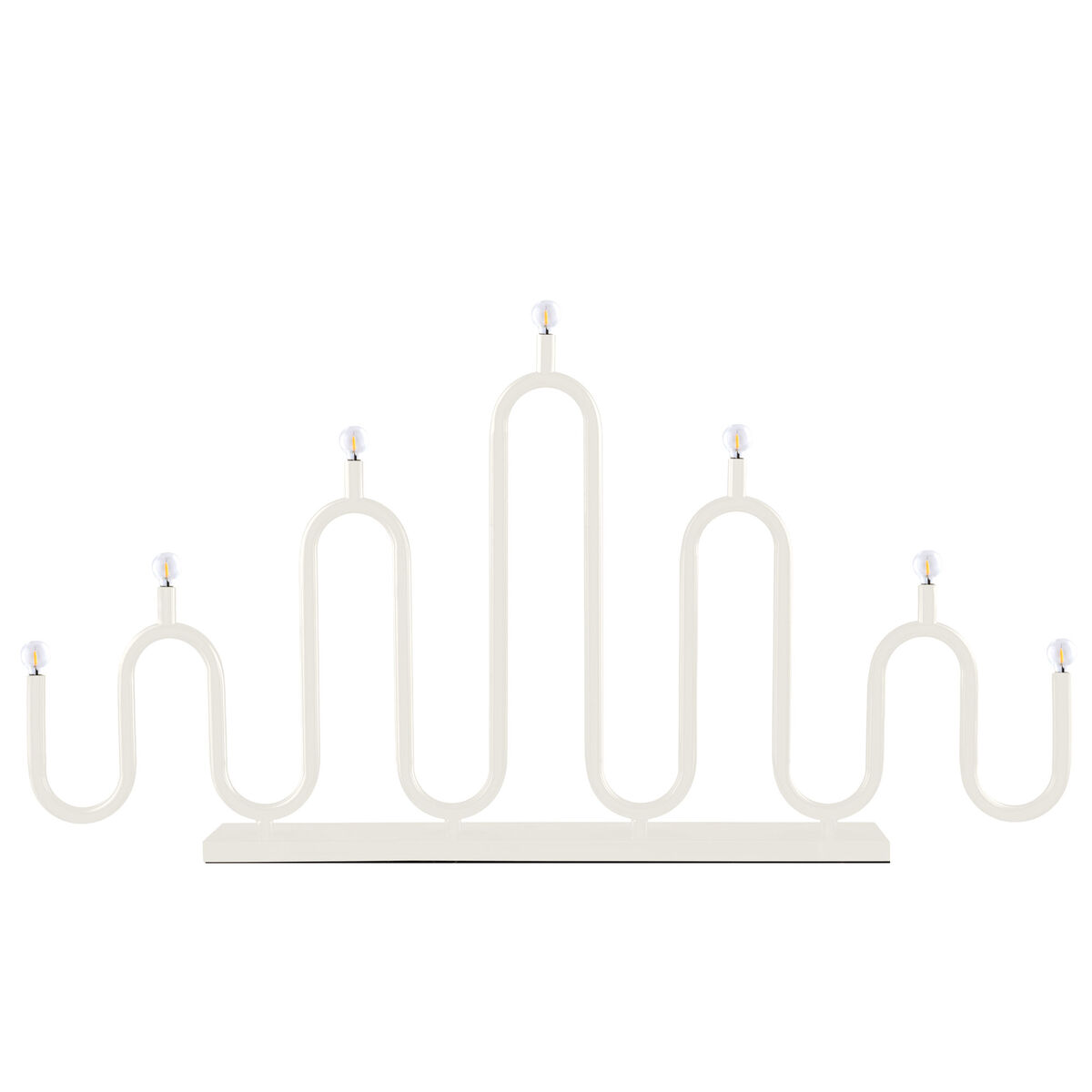 Globen Lighting Noel 7 adventsljusstake, vit