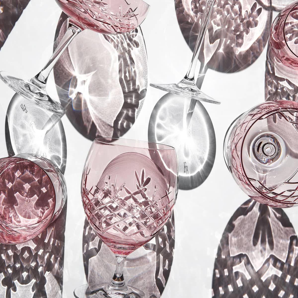 Crispy Eightball Glas Topaz 2 st