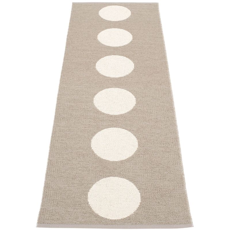 Gulvteppe Vera, 70 x 225 cm, mud/vanilla