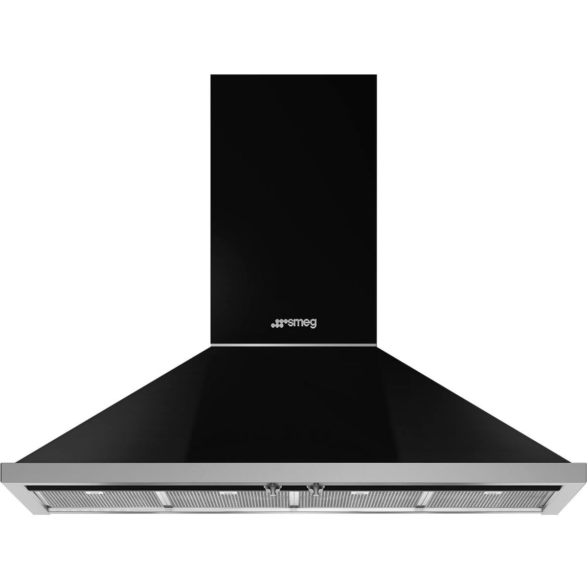 KPF12BL Portofino kjøkkenvifte 120 cm, svart