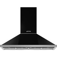 KPF12BL Portofino kjøkkenvifte 120 cm, svart