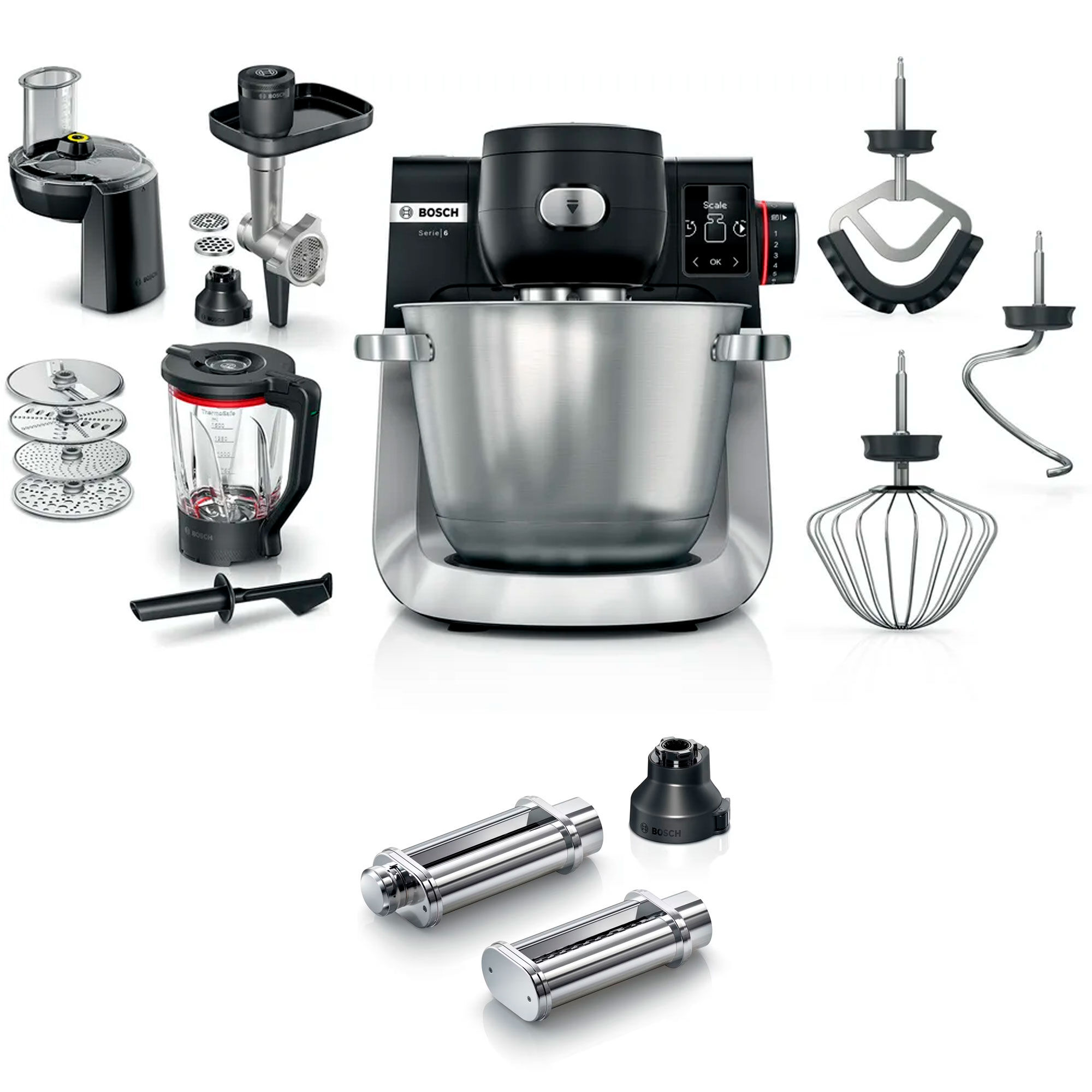MUMS6ZS34 Serie 6 köksmaskin + MUZS6PP PastaPassion-set