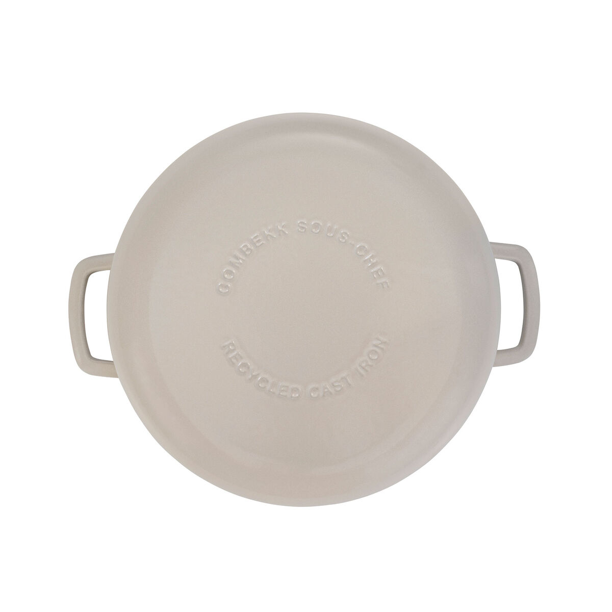 Valurautapata kannella 28 cm/5,3 litraa, hiekka