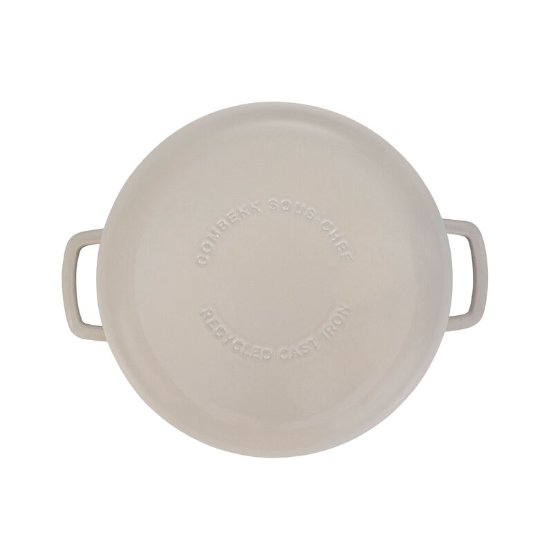 Valurautapata kannella 28 cm/5,3 litraa, hiekka