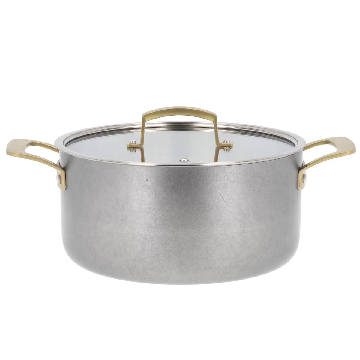 Durance gryde med låg 5 liter 24 cm, rustfrit stål