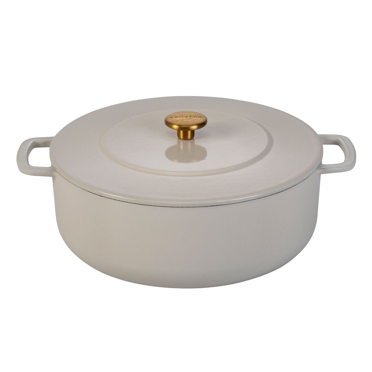 Valurautapata kannella 28 cm/5,3 litraa, hiekka