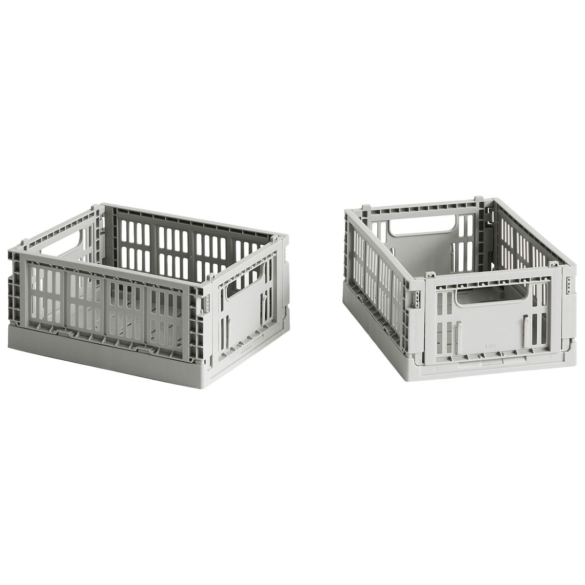 Colour Crate förvaringslåda mini 2 st, light grey