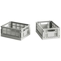 Colour Crate förvaringslåda mini 2 st, light grey