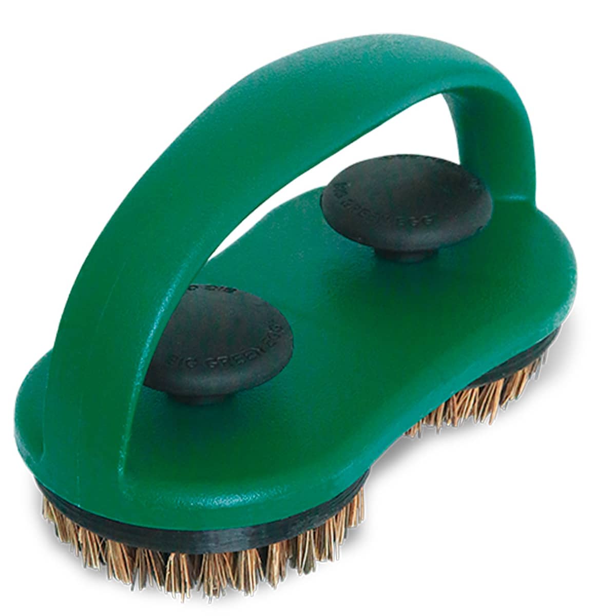 Dual brush grid scrubber grillbørste