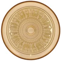Kusintha glastallrik 25 cm, bärnsten