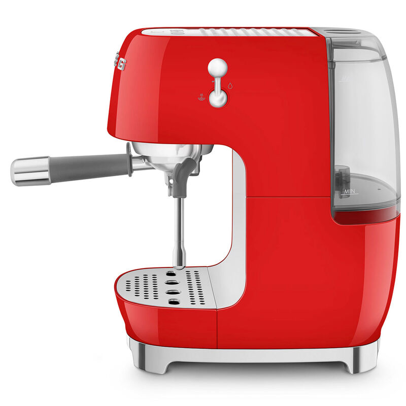 Espressomaskin med Cold Brew, röd