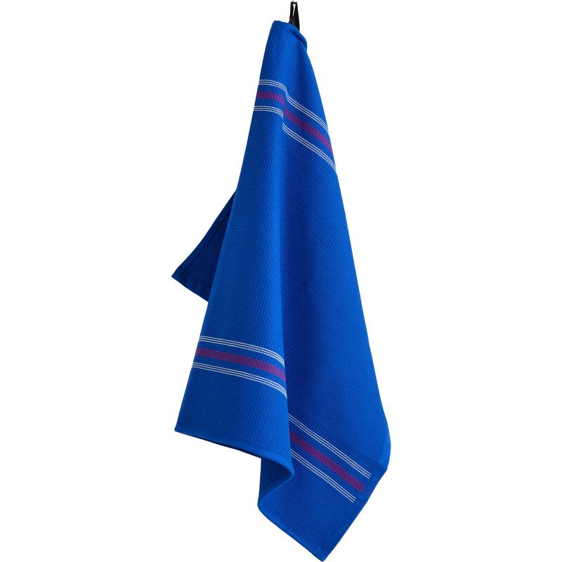 Canteen kökshandduk, blå/fuchsia