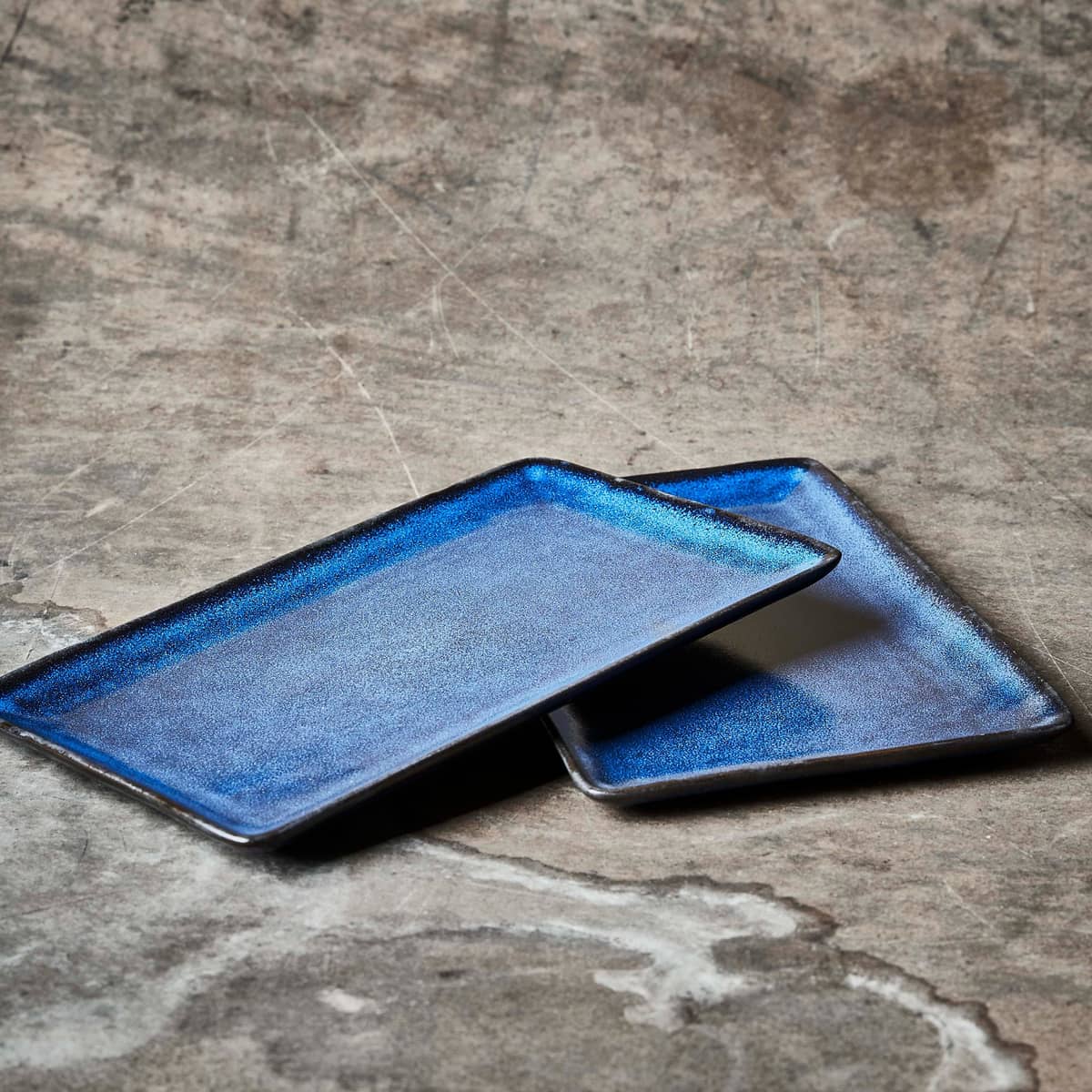 Tallrik Rektangulär 23,5 x 15 cmMidnight blue