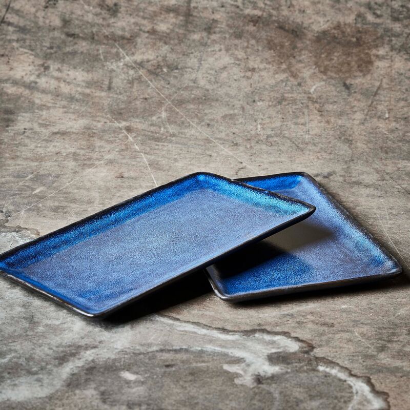 Lautanen Suorakulmainen 23,5 x 15 cm Midnight blue