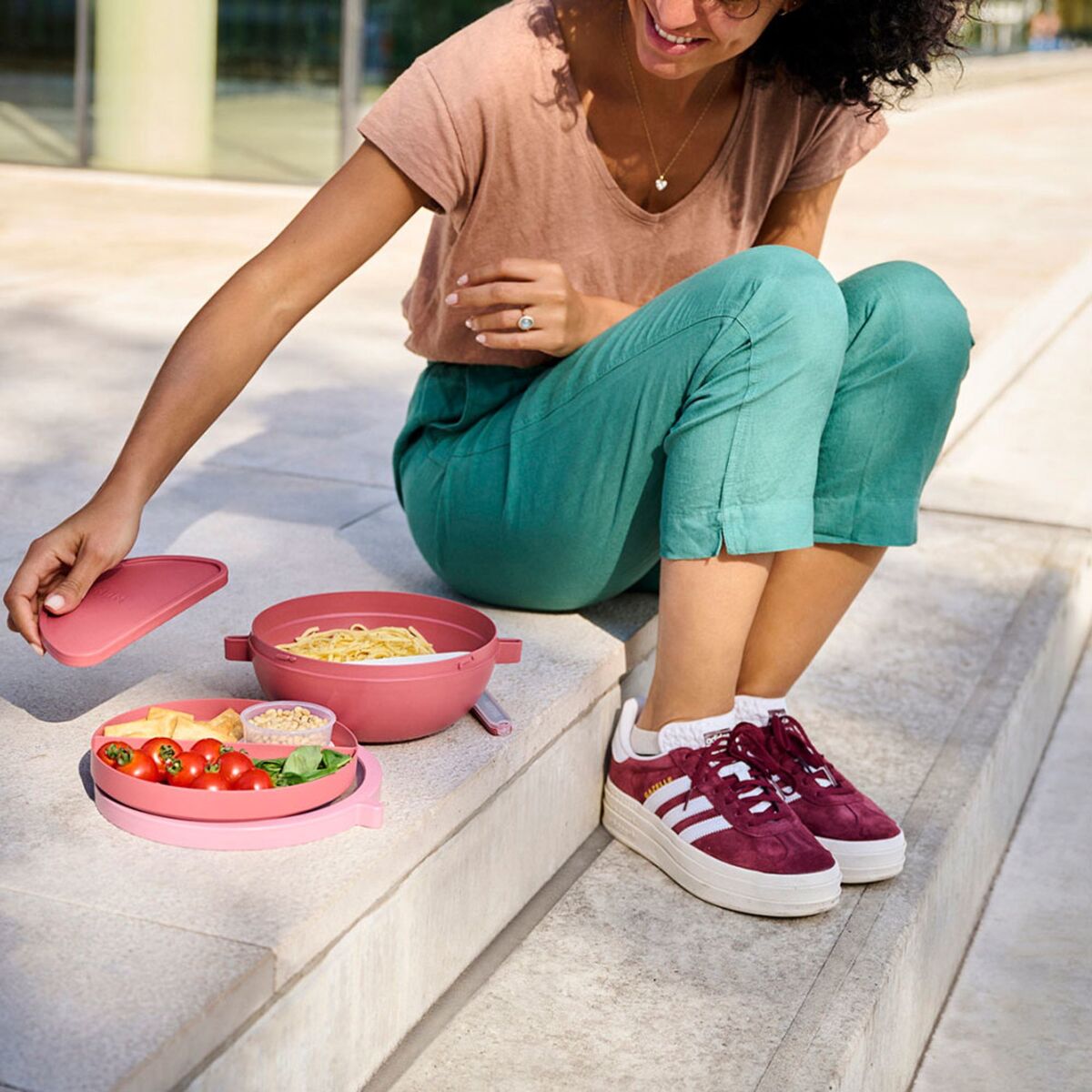 Vita madkasse 1500 ml, vivid mauve