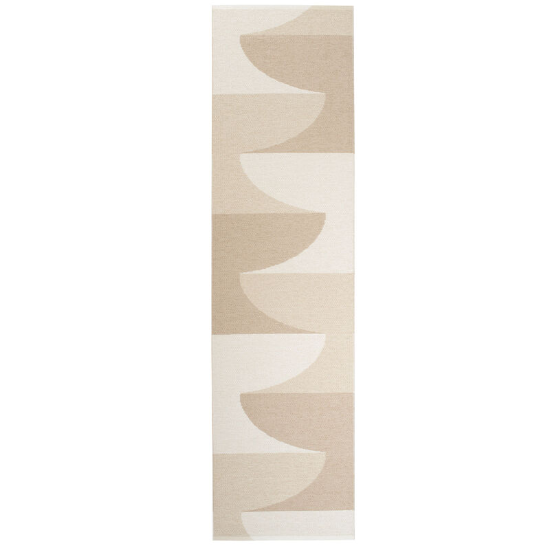 Pappelina Hill teppe 70 × 270 cm, vanilla/beige/cream