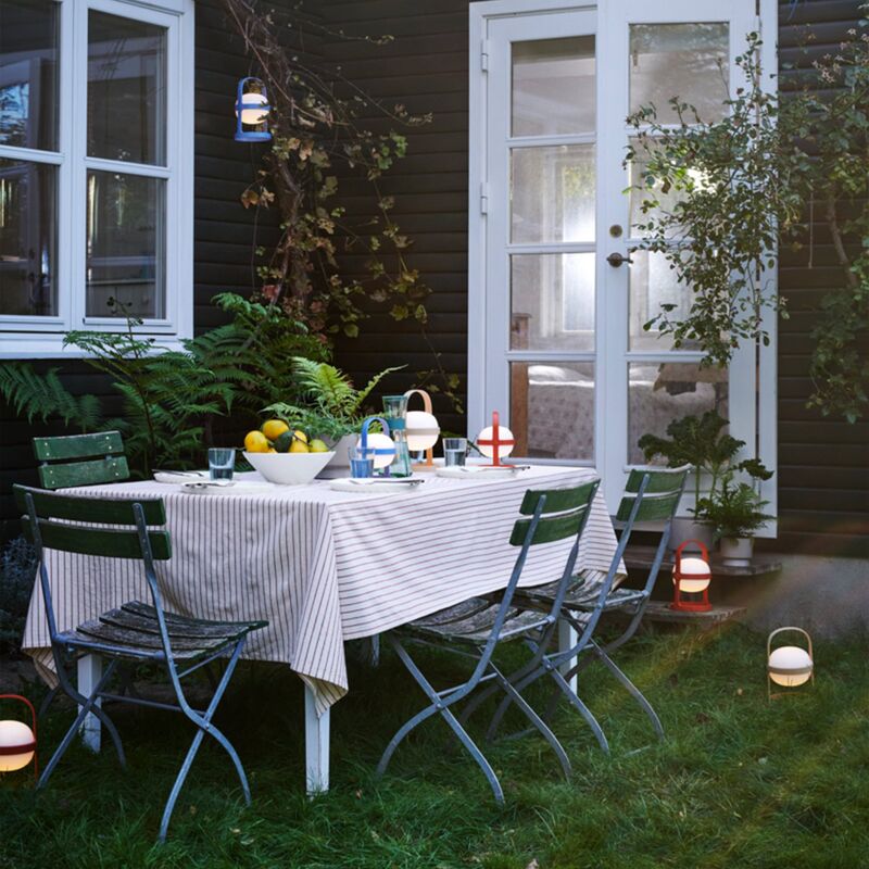 Soft Spot Solar Circular lampe 18,5 cm, terracotta