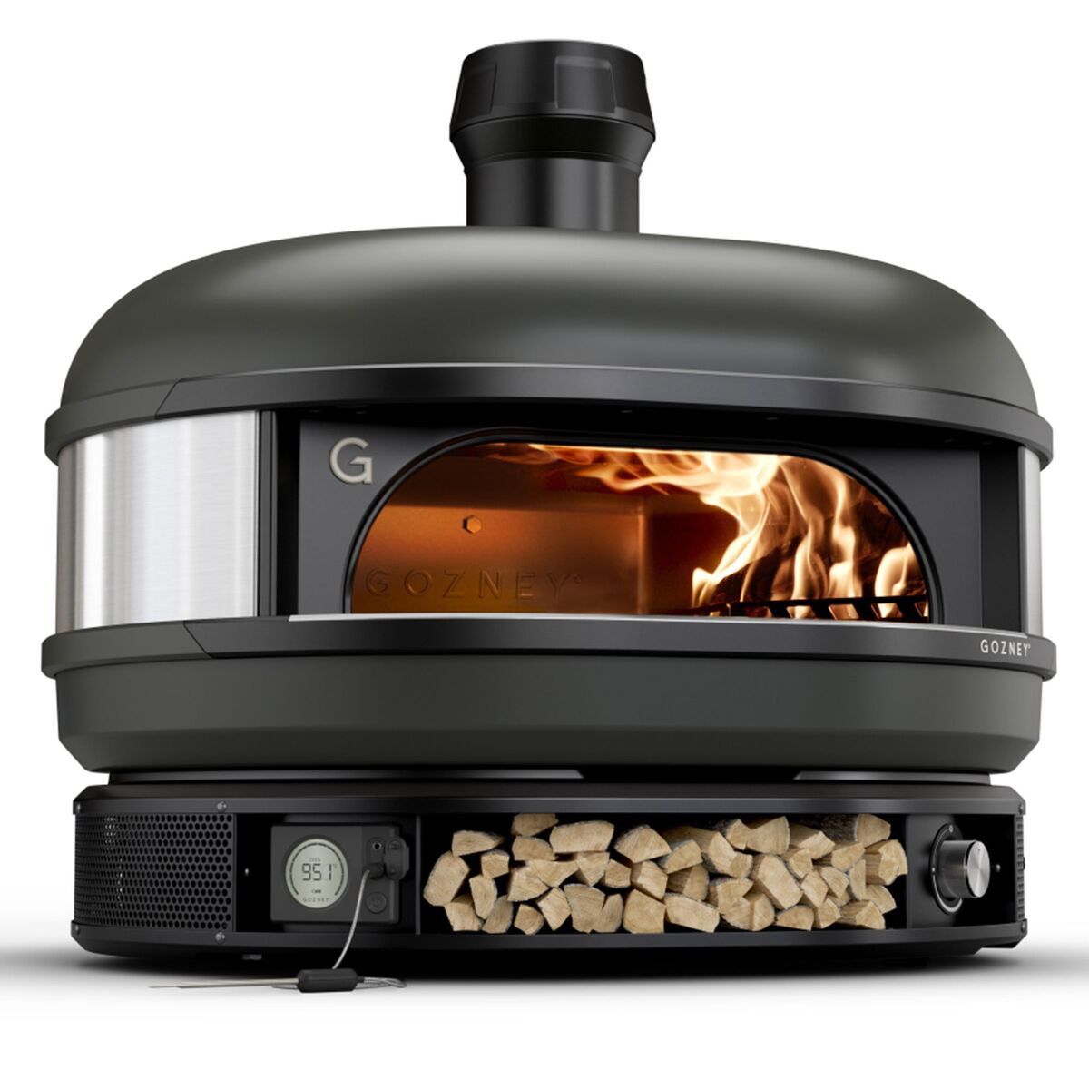 Dome Dual Fuel pizzaugn, svart