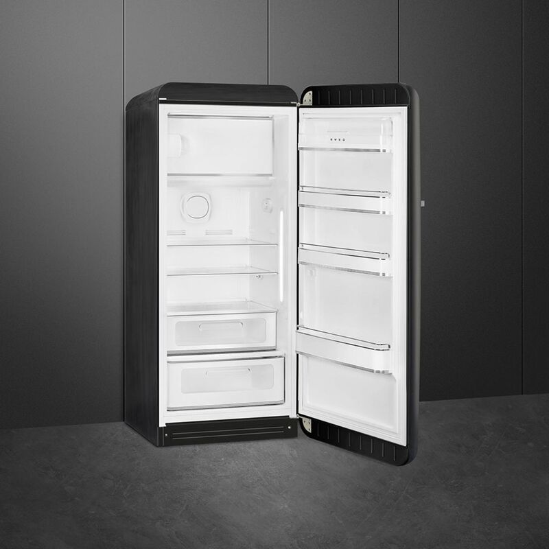 Smeg FAB28RDBB6 Køleskab Med Fryser 153cm Højrehængt Black board