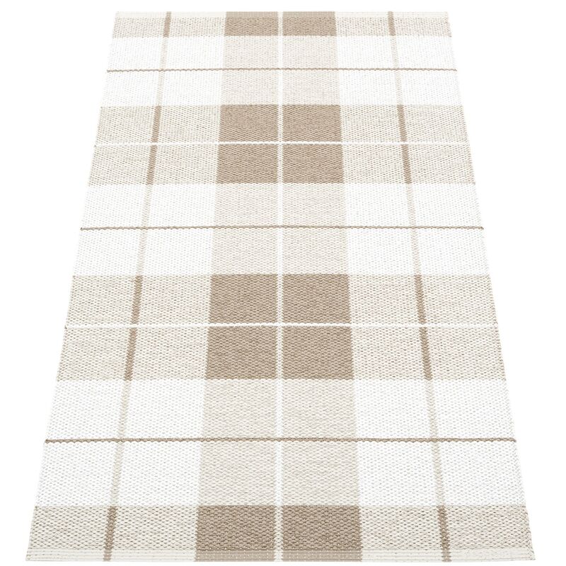 Matt Ed, dark linen/fossil/white, 70 x 140 cm