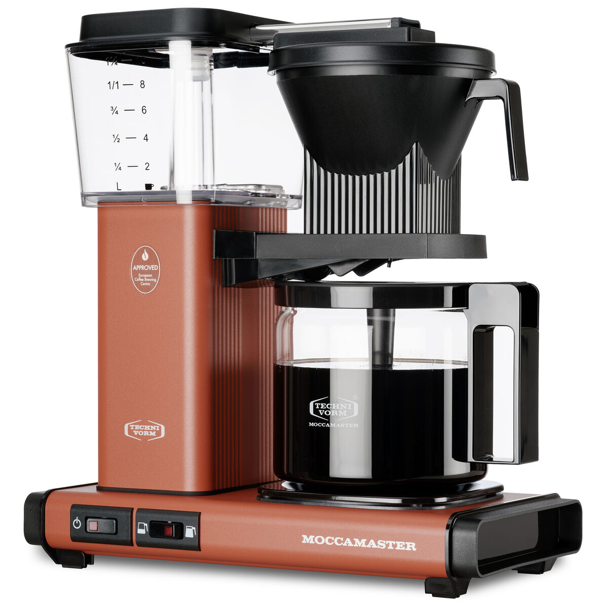 Optio kaffemaskine 1,25 liter, terracotta