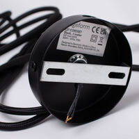 E27 taksladd 3 m, svart