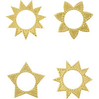 House Doctor Serviettringer 4-pakning, messing