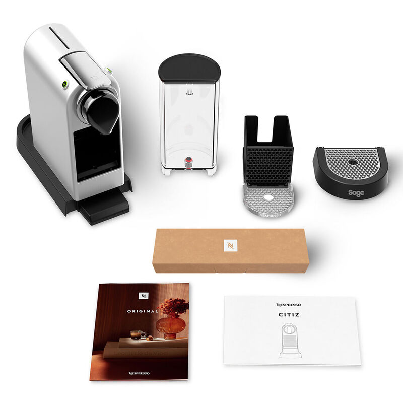 Nespresso by Sage SEC CitiZ kapselmaskine, sølv