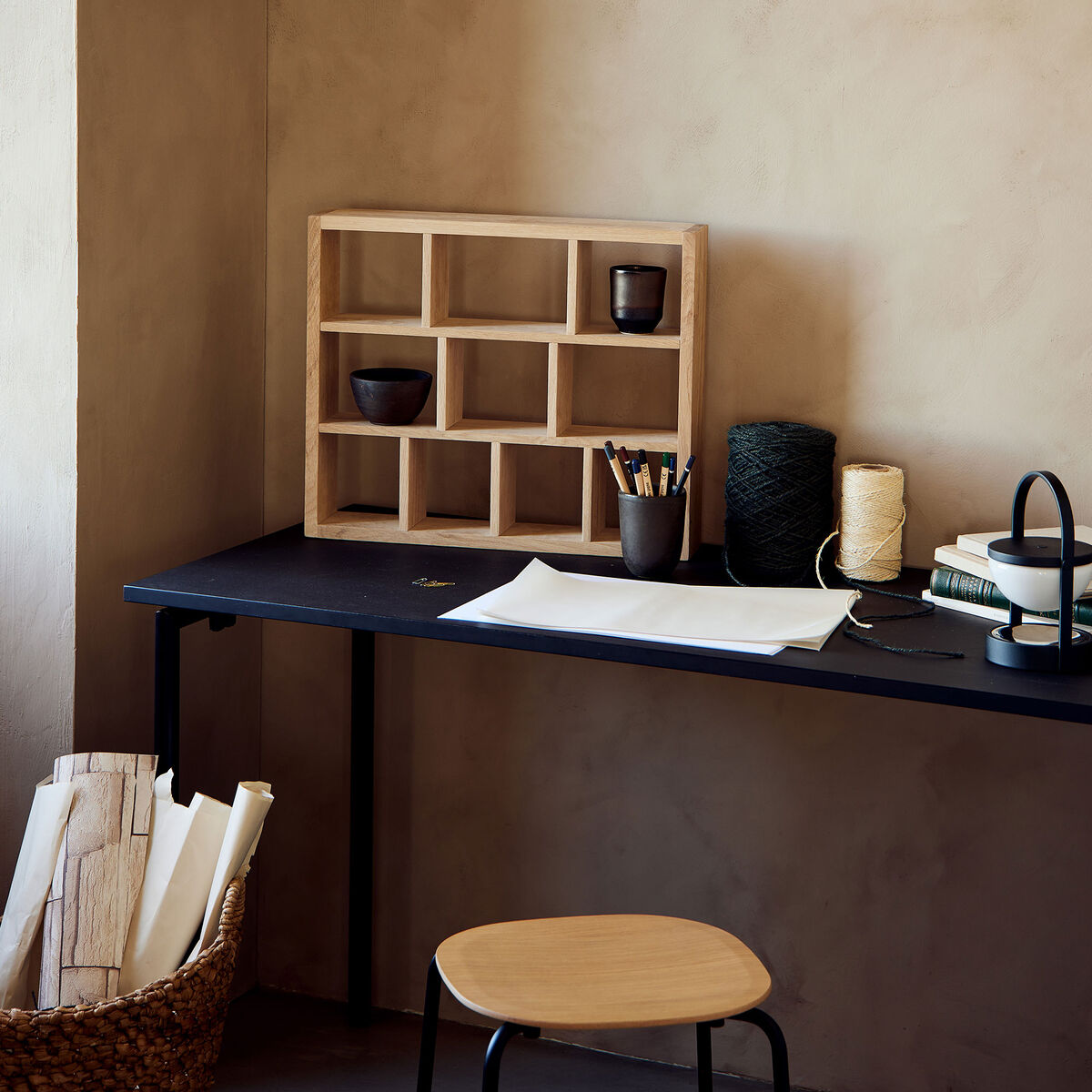 Tailor hylle 52 × 44,8 cm, eik