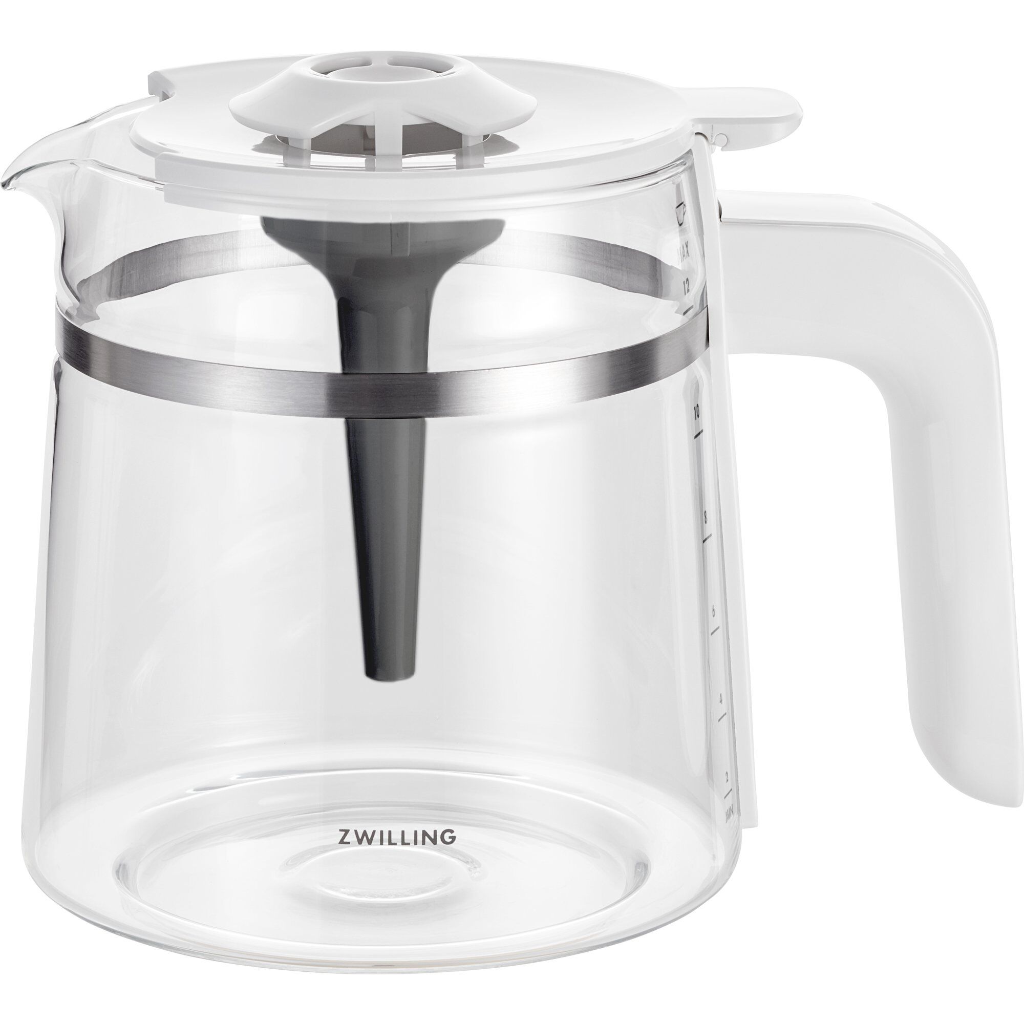Alternativ bild 1 för Zwilling Enfinigy kaffemaskin, 1,5 liter, silver & vit