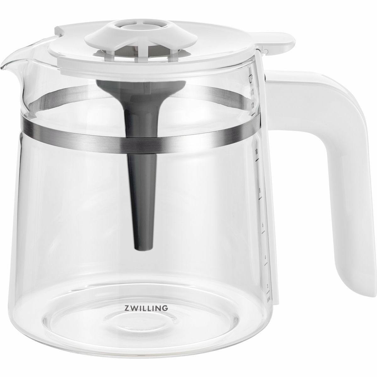 Enfinigy kaffemaskine, 1,5 liter, sølv & hvid