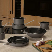 Eva Trio Grey Line Wokpanna Keramisk 32cm 