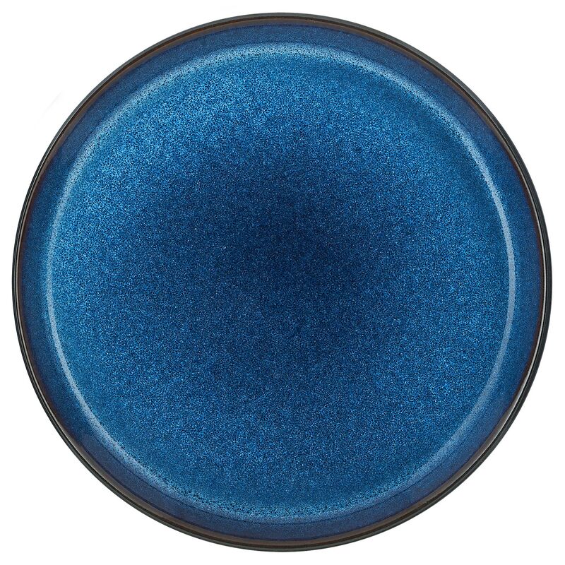 Gastro tallerken 17 cm, mørkeblå/svart