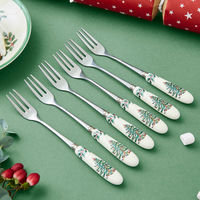 Christmas Tree dessertgaffel 6-pack