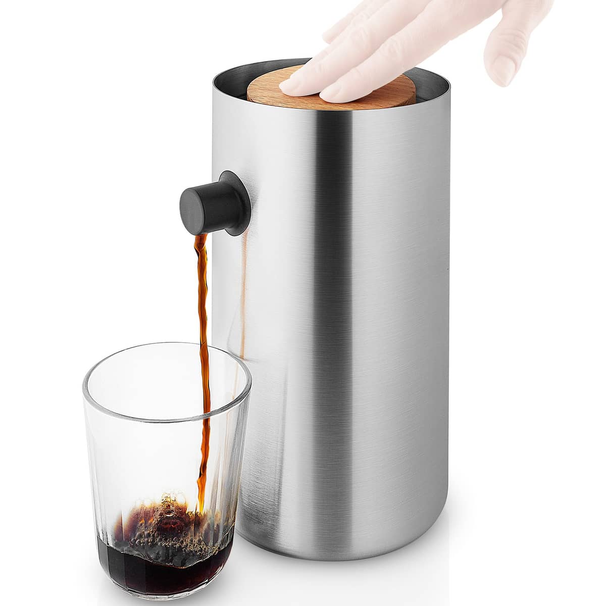Nordic Kitchen pumptermos, 1,8 liter, steel