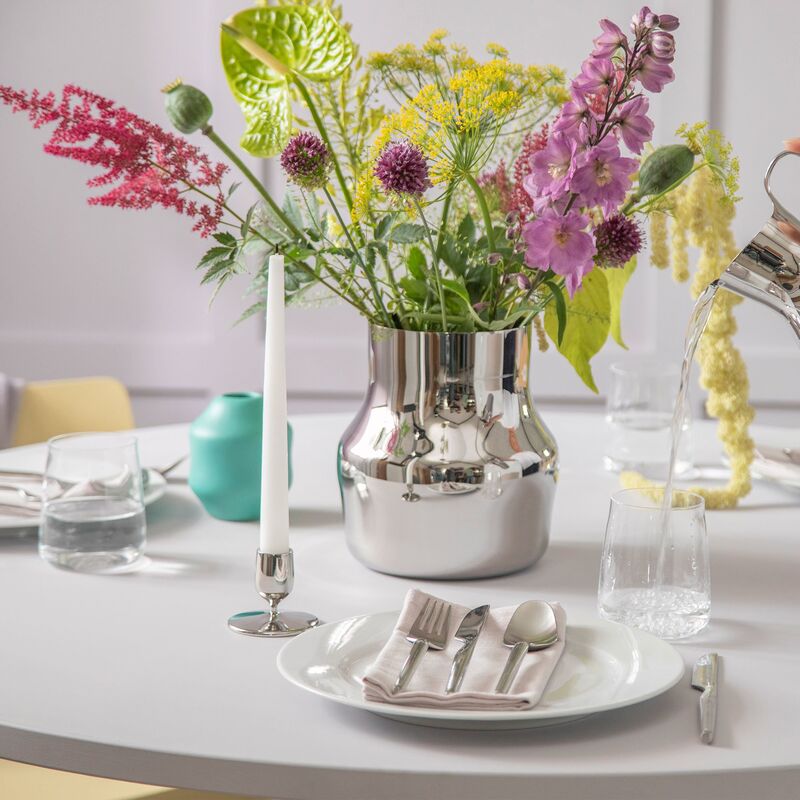 Dorotea lysestake 7x5,5 cm, blank stål