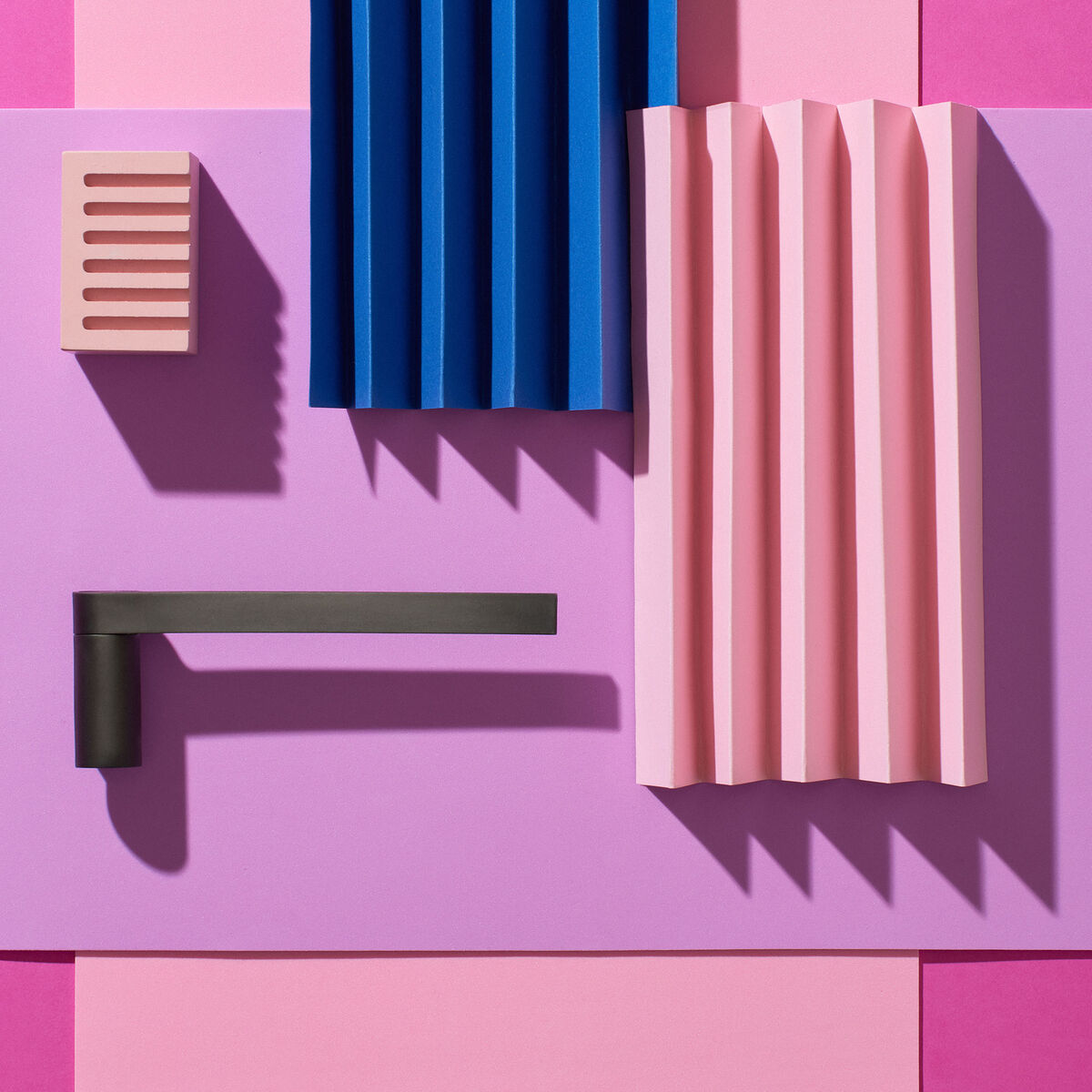 Disktraseholder med magnet, svart