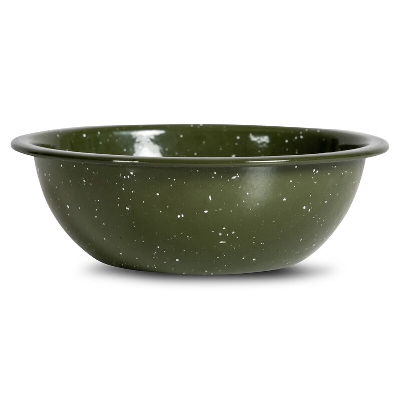 Doris emaljskål, grön