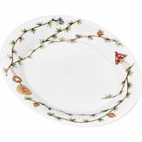 Hammershøi Christmas Ovalt Bordsfat 22,5x28,5 cm